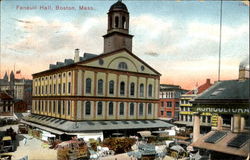 Faneuil Hall Boston, MA Postcard Postcard