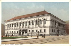 Public Library Boston, MA Postcard Postcard