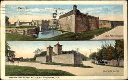 Two Of The Oldest Relics St. Augustine, FL Postcard Postcard