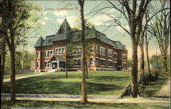 High School Brattleboro, VT Postcard Postcard