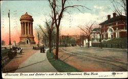 Riverside Drive And Soldier's And Sailor's Monument Postcard