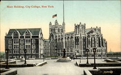 Main Building, City College Postcard