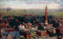 Looking N. E. From Old Water Tower St. Louis, MO Postcard Postcard