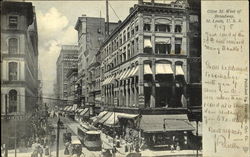 Olive St. West Of Broadway St. Louis, MO Postcard Postcard