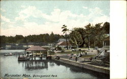 Quinsigamond Park Worcester, MA Postcard Postcard