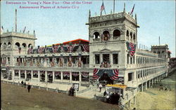 Entrance To Young's New Pier Postcard