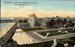 Boardwalk And Marlborough-Blenheim Hotel Postcard