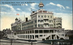 The Seaside Hotel, Penn. Ave. & Boardwalk Postcard