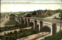 Forest Hills Station Postcard