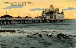 Ball Room On Ocean End Of Steel Pier Postcard