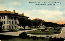 Agricultural Hall And Home Economics Building, University Farm Lincoln, NE Postcard Postcard