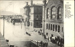 Sixteenth Street Wheeling, WV Postcard Postcard