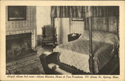 Abigail Adams Bed Room, 135 Adams St Postcard