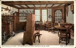 New England Kitchen, Museum of the Essex Institute Salem, MA Postcard Postcard