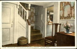 Hallway Of The House Of The Seven Gables Salem, MA Postcard Postcard