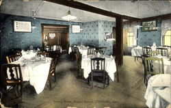 Dining Room, Wright Tavern Postcard