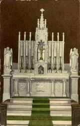 Altar In St. Patrick's Church Postcard