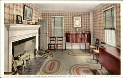 The Dining Room, Thomas Bailey Aldrich Memorial Portsmouth, NH Postcard Postcard