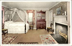 The Blue Chintz Room, Thomas Bailey Aldrich Memorial Postcard