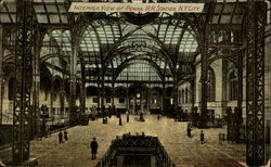 Interior View Of Penna R. R. Station Postcard