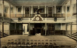 Interior Of Faneuil Hall Postcard