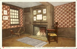 Ell Chamber, Paul Revere house Boston, MA Postcard Postcard