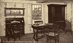 West Room John Adams Birthplace Quincy, MA Postcard Postcard