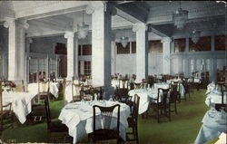 Hotel Stewart Dining Room, Geary Street Postcard