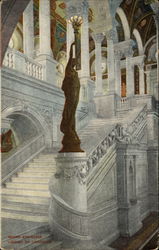 Grand Staircase, Library Of Congress Washington, DC Washington DC Postcard Postcard