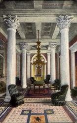 Marble Room Of Senate Postcard