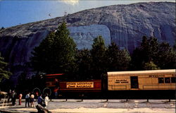 Scenic Railroad Stone Mountain, GA Postcard Postcard