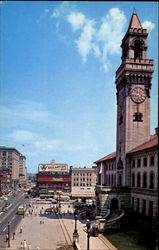 City Hall, Facing Main Street Postcard