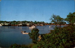 Harbor At Hyannis Cape Cod, MA Postcard Postcard