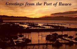 Greetings From The Port Of Ilwaco Washington Postcard Postcard