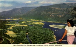 Scenic Columbia River Gorge Postcard