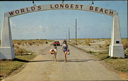 Archway To The Beach Long Beach, WA Postcard Postcard