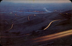 Lewiston Hill At Dusk Postcard