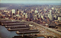 Waterfront-Seattle Washington Postcard Postcard