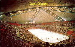 Seattle Coliseum Washington Postcard Postcard