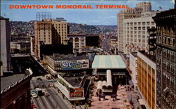 Downtown Monorail Terminal Postcard