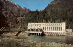 Seattle City Light's Gorge Powerhouse Washington Postcard Postcard