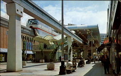 Downtown Monorail Station Postcard