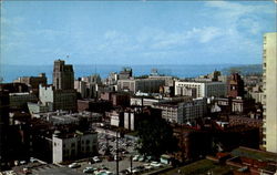 Skyline Of Seattle From First Hill Washington Postcard Postcard