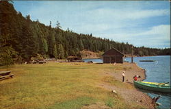 Cascade Lake, Modern State Park Postcard