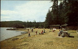 Picnic Grounds Cascade Lake Scenic, WA Postcard Postcard