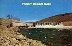 Rocky Reach Dam Postcard