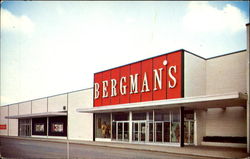 Bergman's Narrows Shopping Center Kingston, PA Postcard Postcard