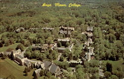 Aerial View Of Bryn Mawr College Pennsylvania Postcard Postcard