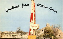 Greetings From Willow Grove Park Postcard