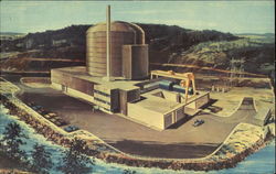 Atomic Power Station Postcard